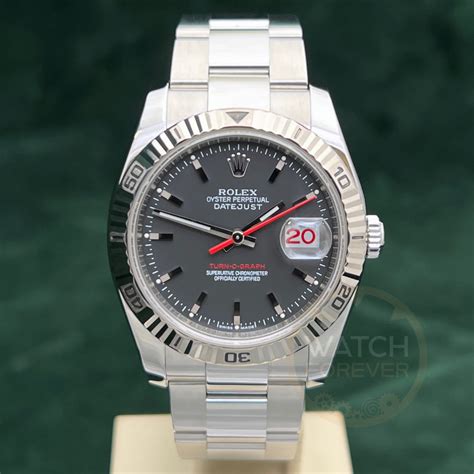 rolex turn o graph nero